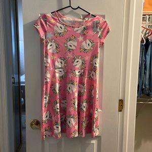 Girls Unicorn dress - brand new, size L